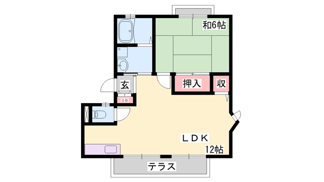 ベルセゾン芦屋201号室
